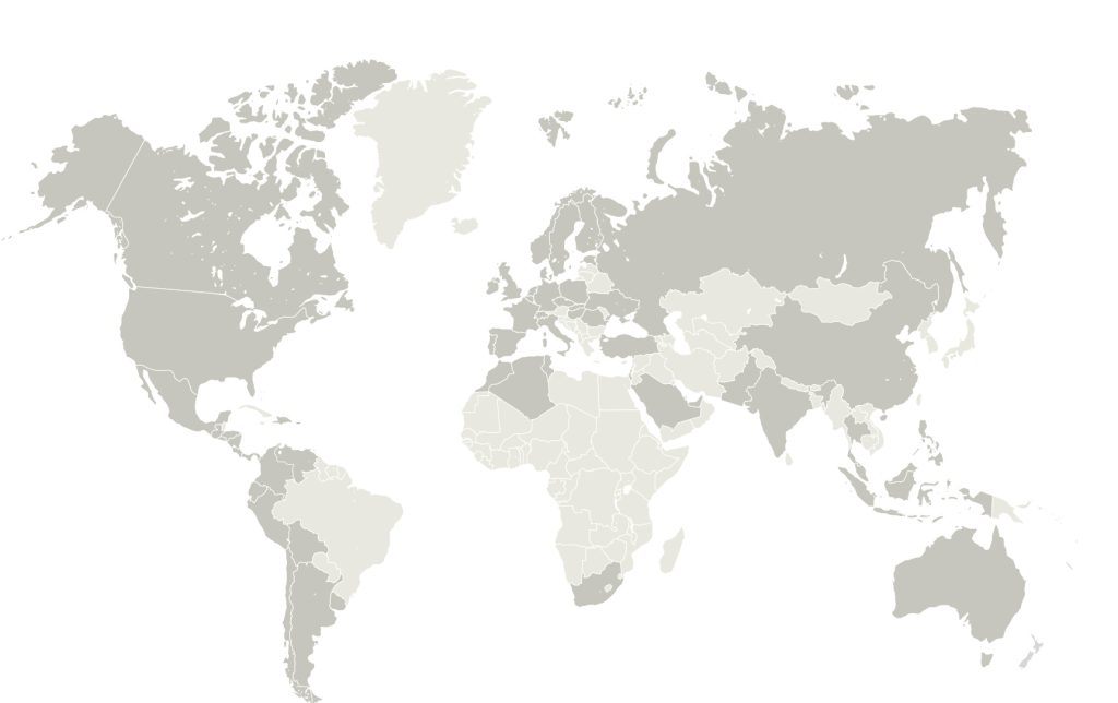 Worldwide map