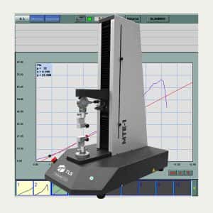Dinamómetro vertical ensayos tracción papel MTE-1