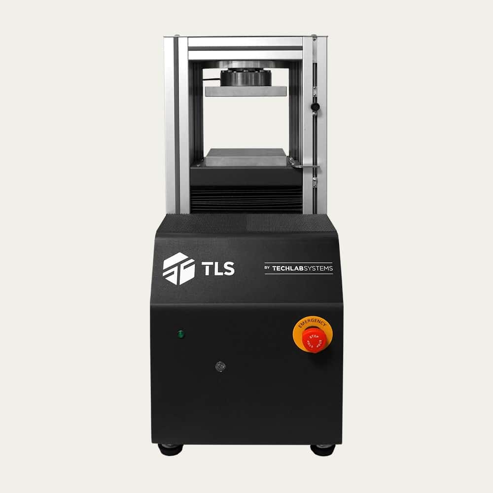 Máquina de laboratorio para ensayos de compresión de muestras de papel y cartón ondulado CMT,CCT,RCT,ECT,PAT,FCT
